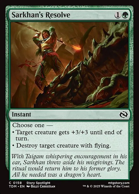 Sarkhan's Resolve 158/291