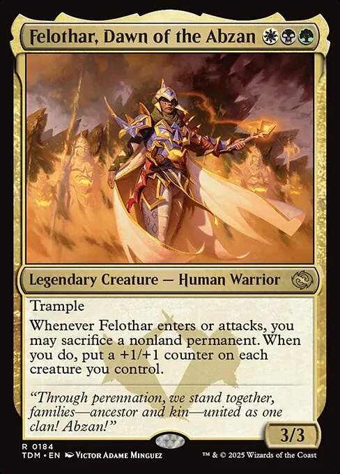 Felothar, Dawn of the Abzan 184/291