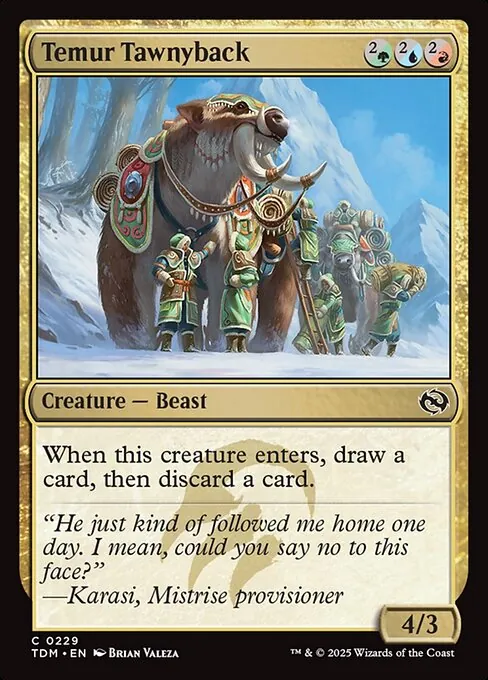 Temur Tawnyback 229/291
