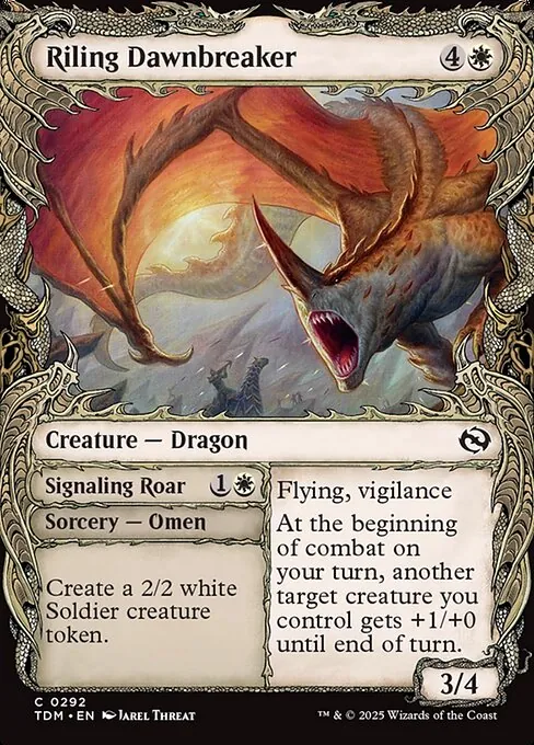 Riling Dawnbreaker // Signaling Roar 292/291