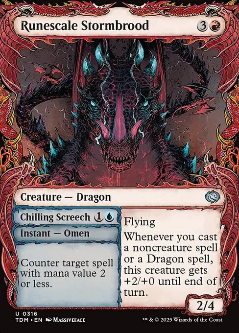 Runescale Stormbrood // Chilling Screech 316/291
