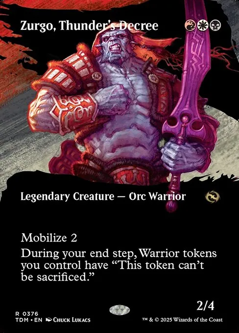 Zurgo, Thunder's Decree 376/291