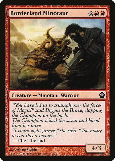 Borderland Minotaur 114/249