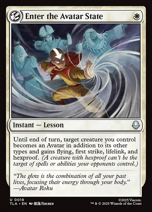 Enter the Avatar State 018/296