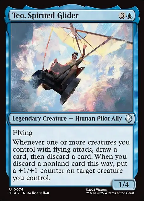 Teo, Spirited Glider 074/296