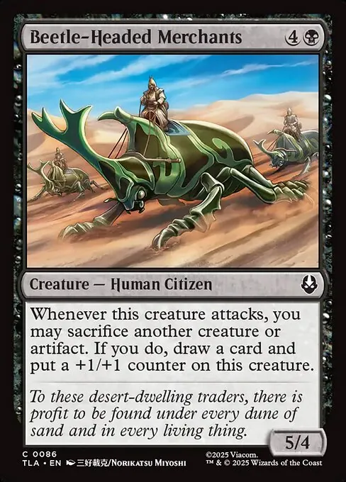 Beetle-Headed Merchants 086/296