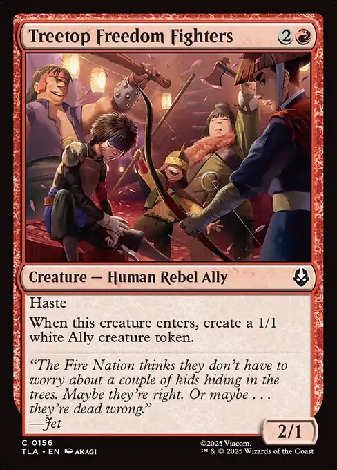 Treetop Freedom Fighters 156/296