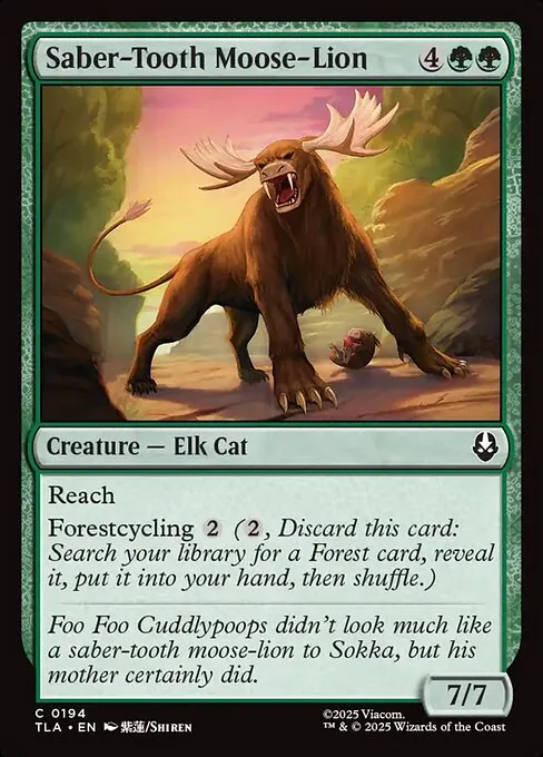 Saber-Tooth Moose-Lion 194/296