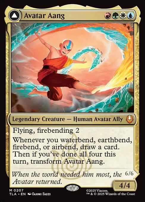 Avatar Aang // Aang, Master of Elements 207/296