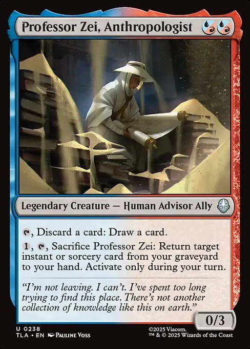 Professor Zei, Anthropologist 238/296