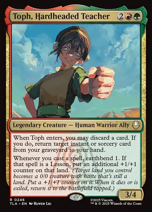 Toph, Hardheaded Teacher 246/296