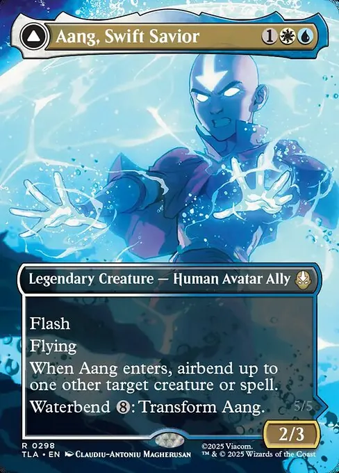 Aang, Swift Savior // Aang and La, Ocean's Fury 298/296