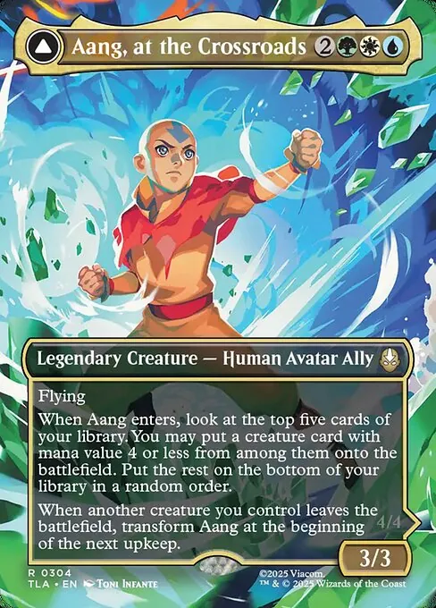 Aang, at the Crossroads // Aang, Destined Savior 304/296