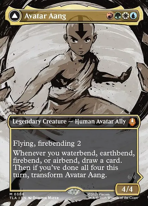 Avatar Aang // Aang, Master of Elements 308/296