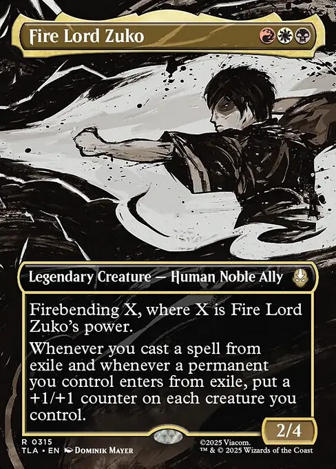 Fire Lord Zuko 315/296