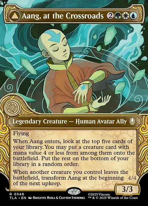 Aang, at the Crossroads // Aang, Destined Savior 346/296