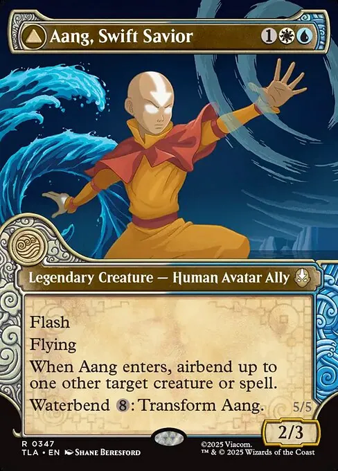 Aang, Swift Savior // Aang and La, Ocean's Fury 347/296