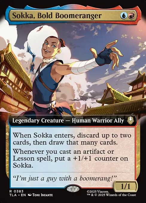 Sokka, Bold Boomeranger 383/296