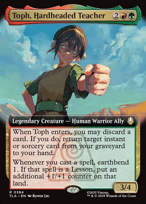 Toph, Hardheaded Teacher 384/296