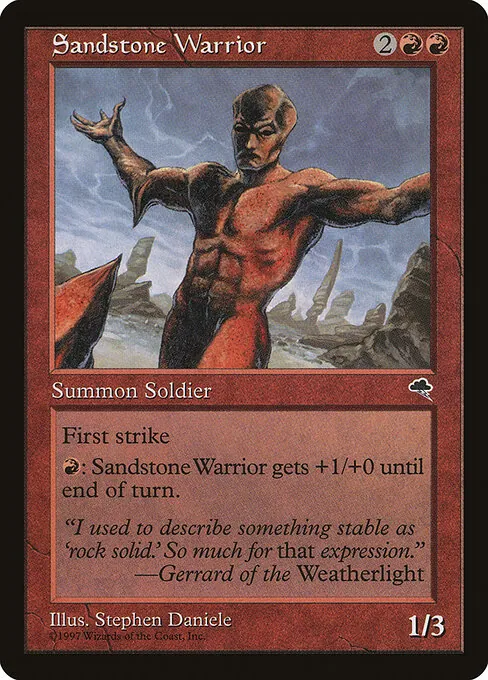 Sandstone Warrior 199/357