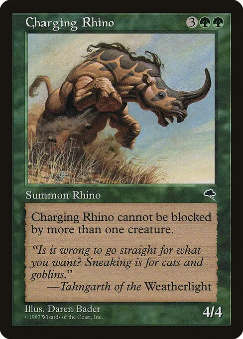 Charging Rhino 218/357