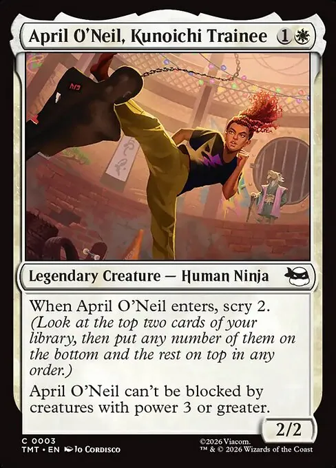 April O'Neil, Kunoichi Trainee 003/205