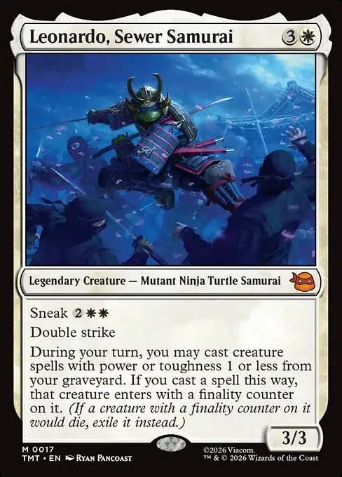 Leonardo, Sewer Samurai 017/205