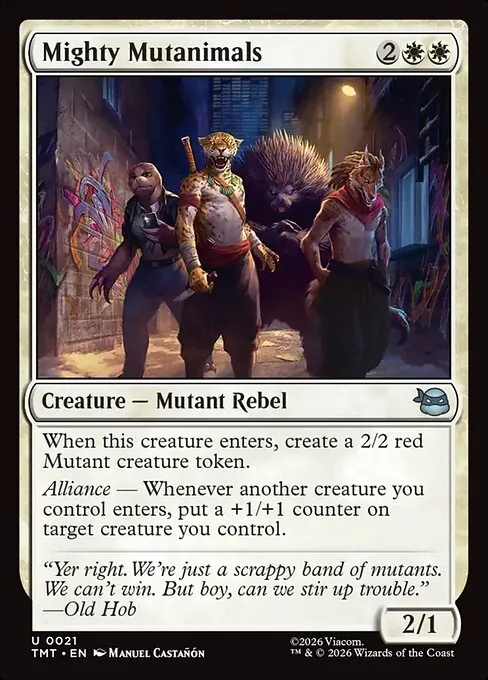 Mighty Mutanimals 021/205