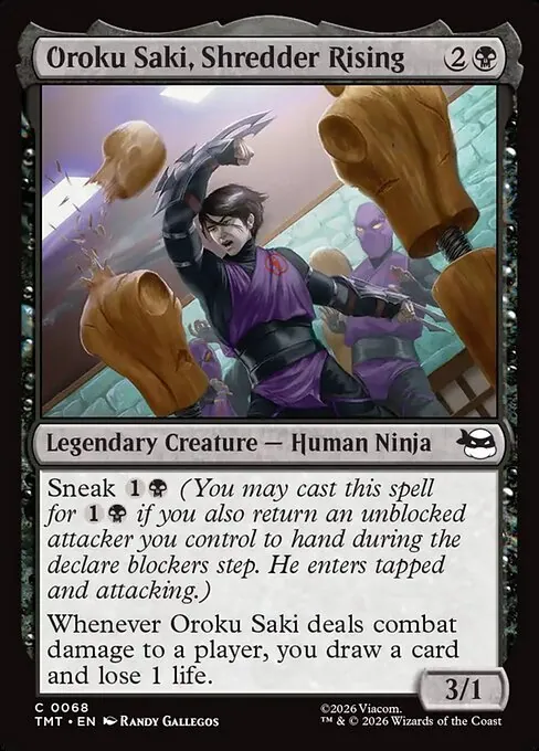 Oroku Saki, Shredder Rising 068/205