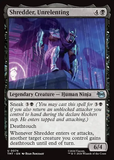 Shredder, Unrelenting 074/205