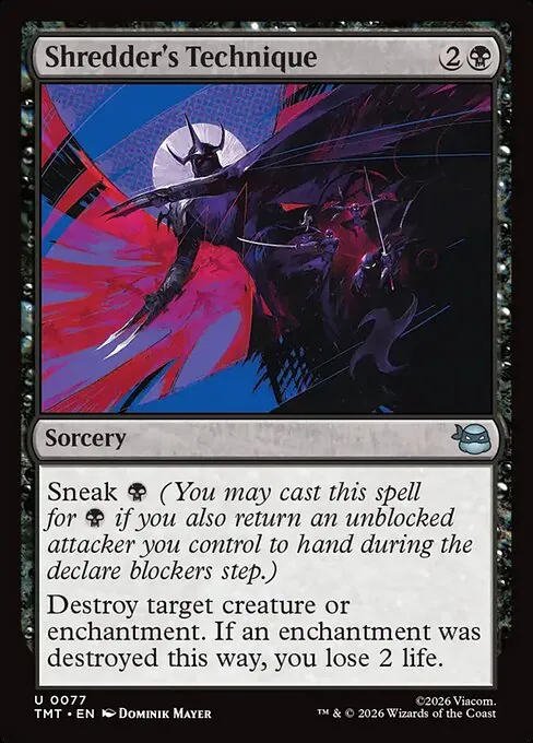 Shredder's Technique 077/205