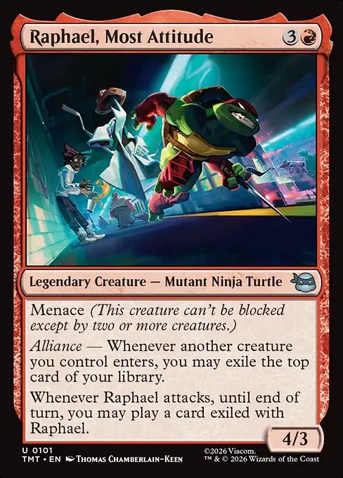 Raphael, Most Attitude 101/205