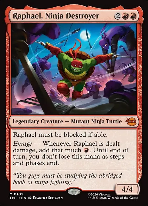 Raphael, Ninja Destroyer 102/205