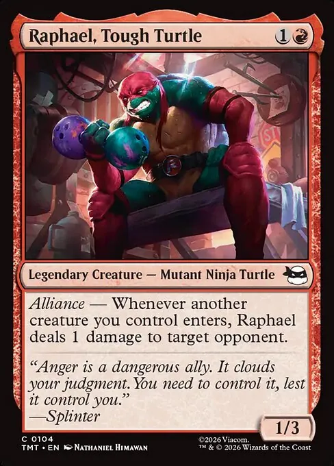 Raphael, Tough Turtle 104/205