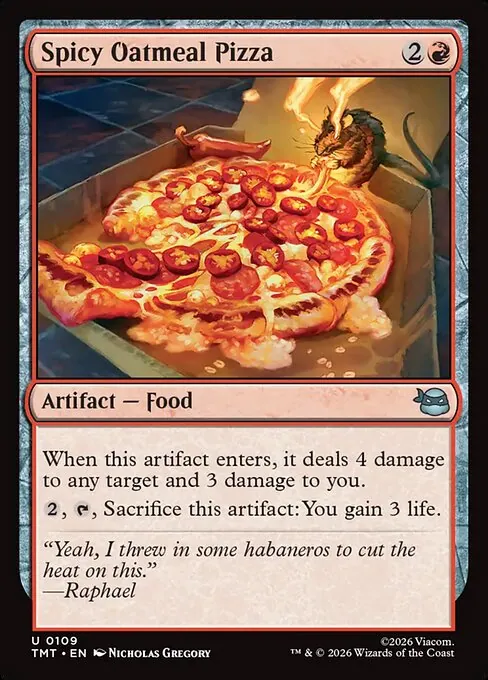 Spicy Oatmeal Pizza 109/205