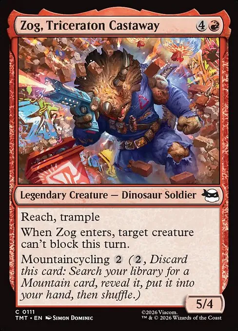 Zog, Triceraton Castaway 111/205