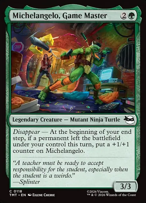 Michelangelo, Game Master 118/205