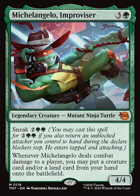 Michelangelo, Improviser 119/205