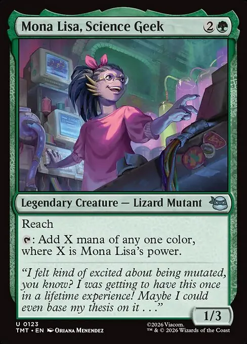 Mona Lisa, Science Geek 123/205