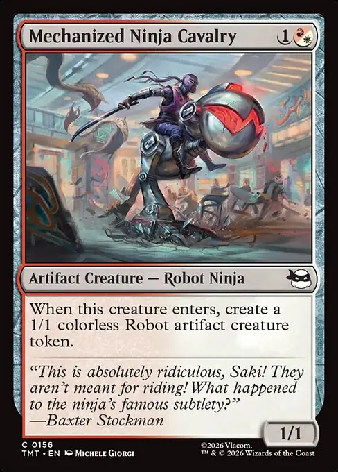 Mechanized Ninja Cavalry 156/205