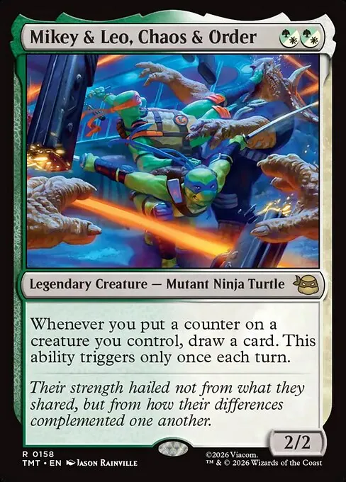 Mikey & Leo, Chaos & Order 158/205