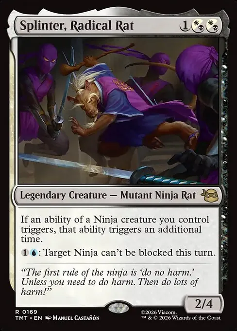 Splinter, Radical Rat 169/205