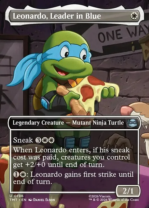 Leonardo, Leader in Blue 196/205