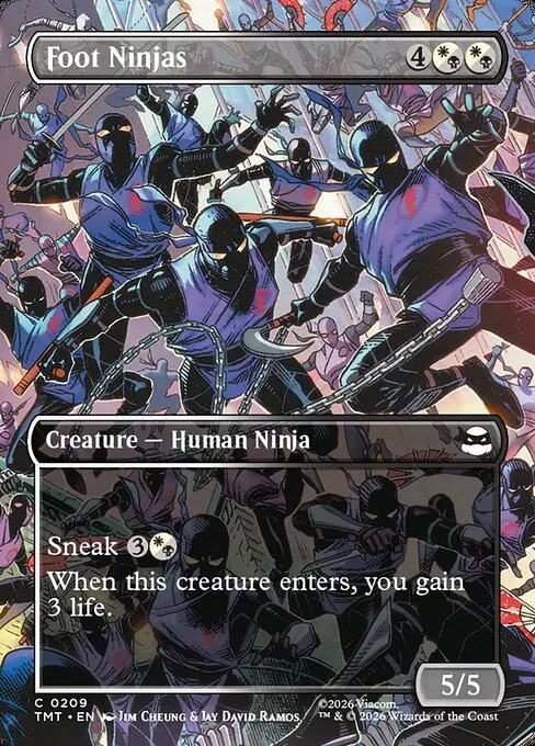 Foot Ninjas 209/205