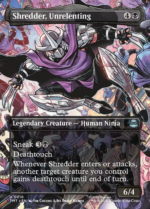 Shredder, Unrelenting 210/205
