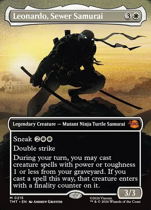 Leonardo, Sewer Samurai 215/205