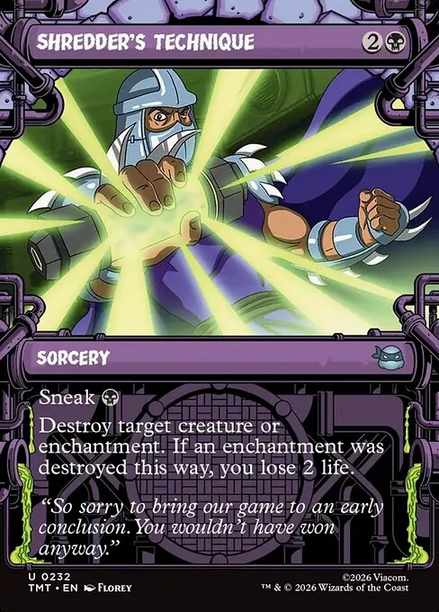 Shredder's Technique 232/205