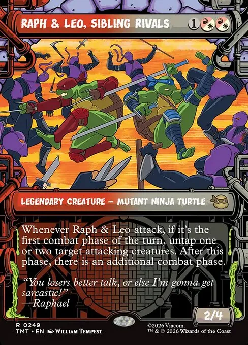 Raph & Leo, Sibling Rivals 249/205