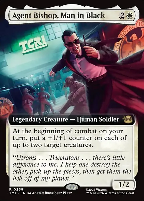 Agent Bishop, Man in Black 258/205