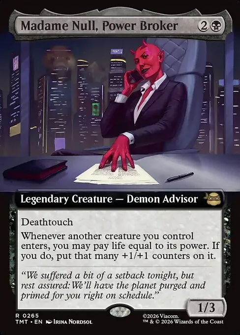 Madame Null, Power Broker 265/205